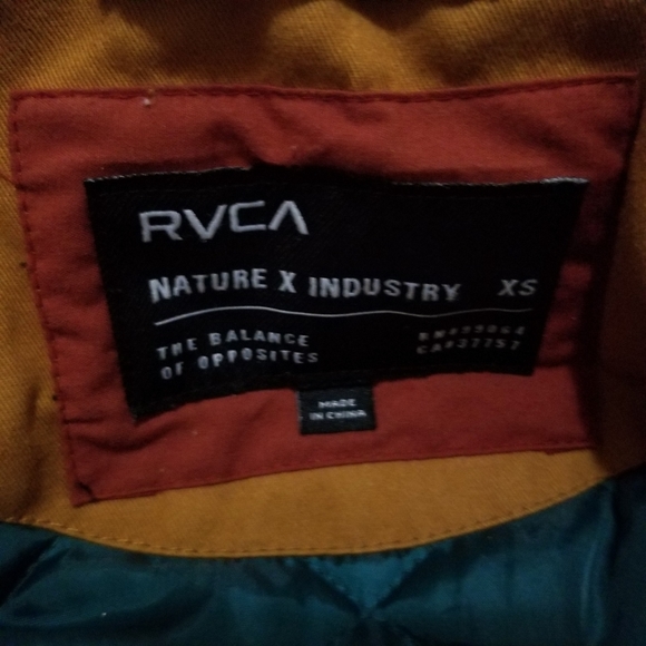 RVCA Mens Coat XS - Picture 6 of 6
